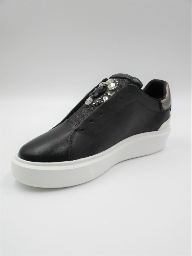 Sneaker Slip On donna APEPAZZA PARIS nera