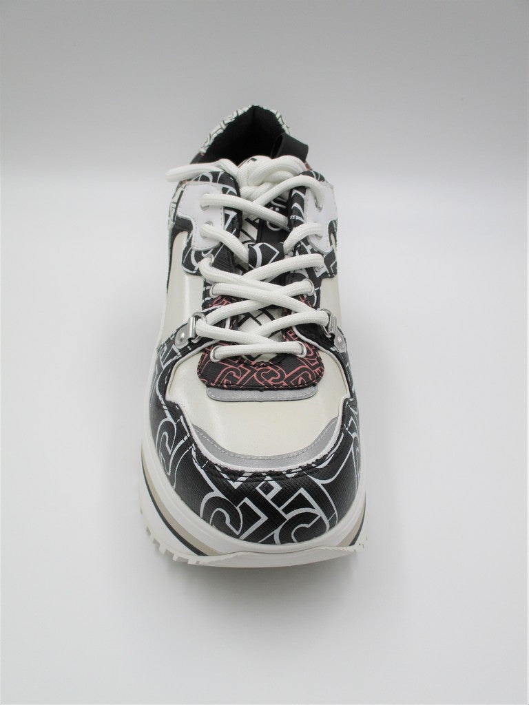 Sneaker pelle donna LIU JO AIR MAXI 1 Nera/Bianca