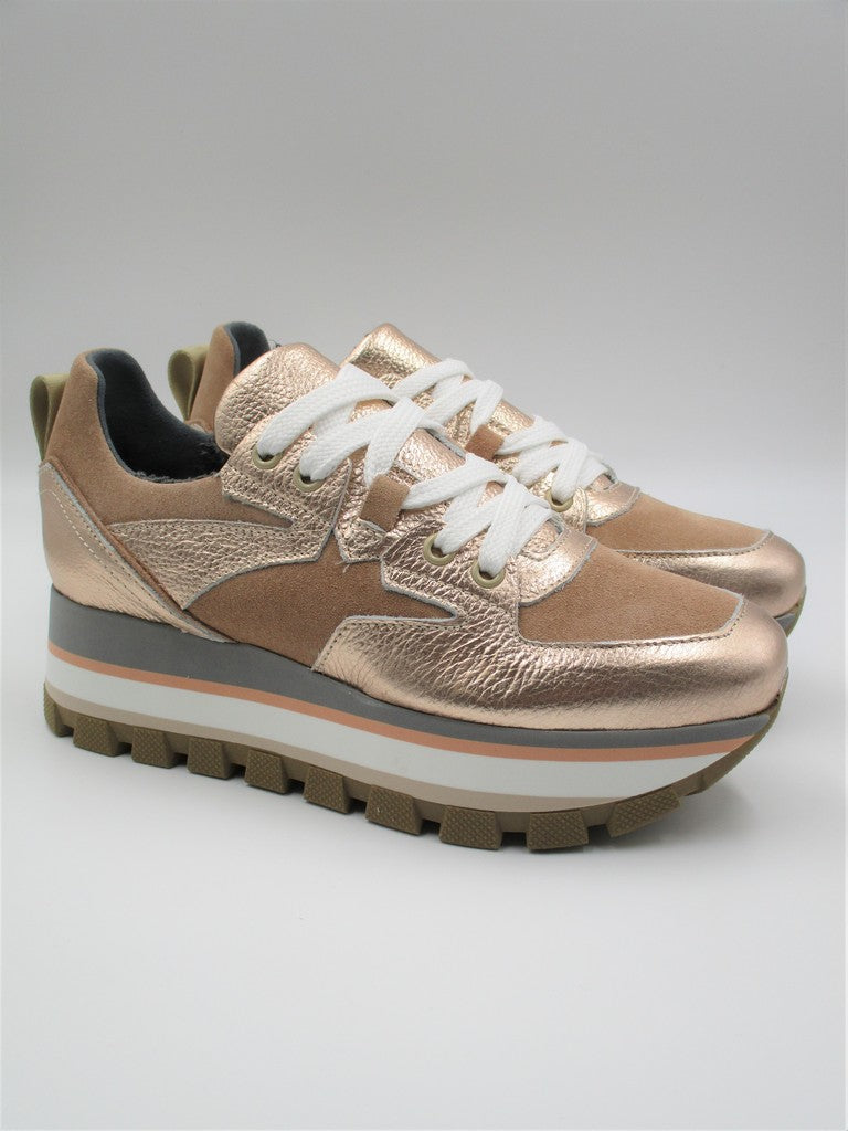 Sneaker Margot 2050 pelle donna JANET & JANET Cipria/Pesca