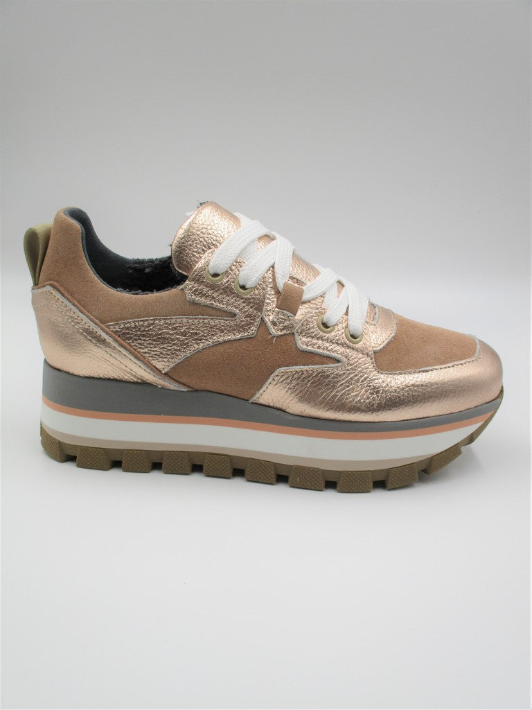 Sneaker Margot 2050 pelle donna JANET & JANET Cipria/Pesca