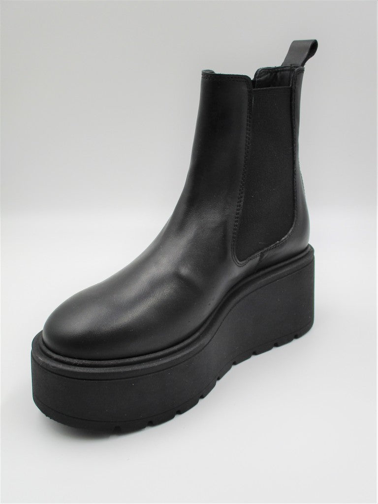 Odette 2302 Ankle boot Wedge leather woman JANET & JANET black