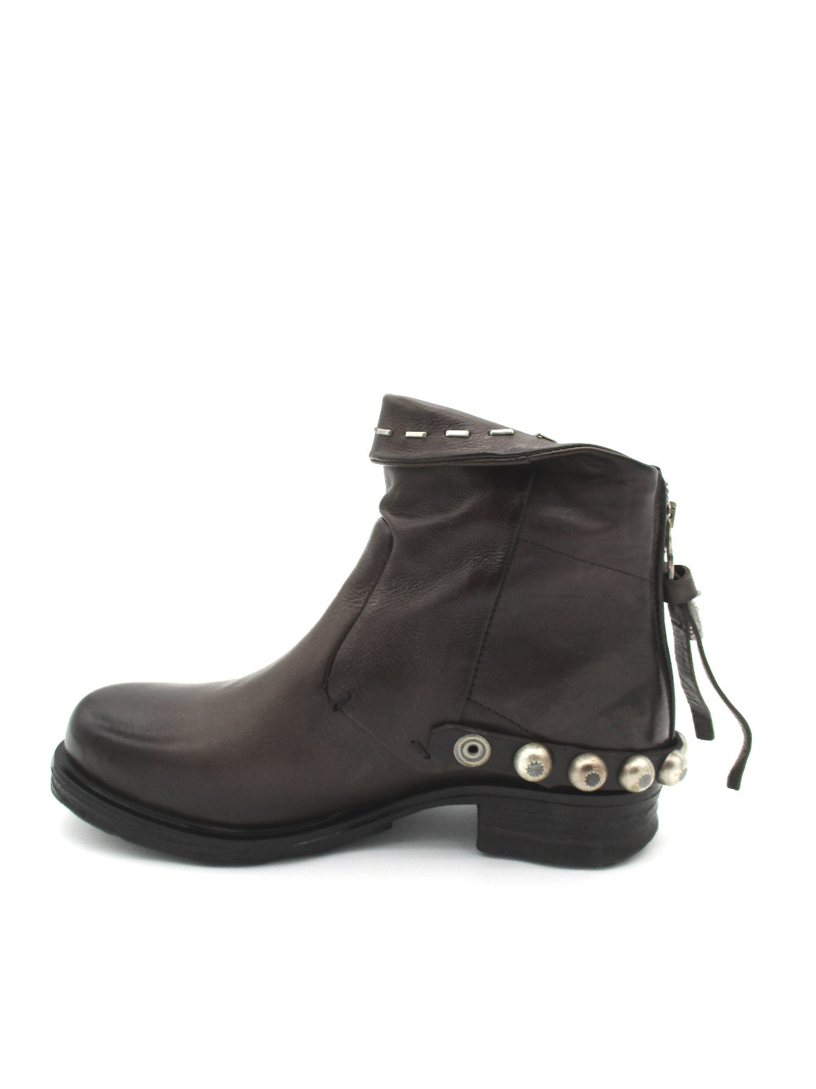 Stivaletto in pelle donna As98 A50212 Fondente