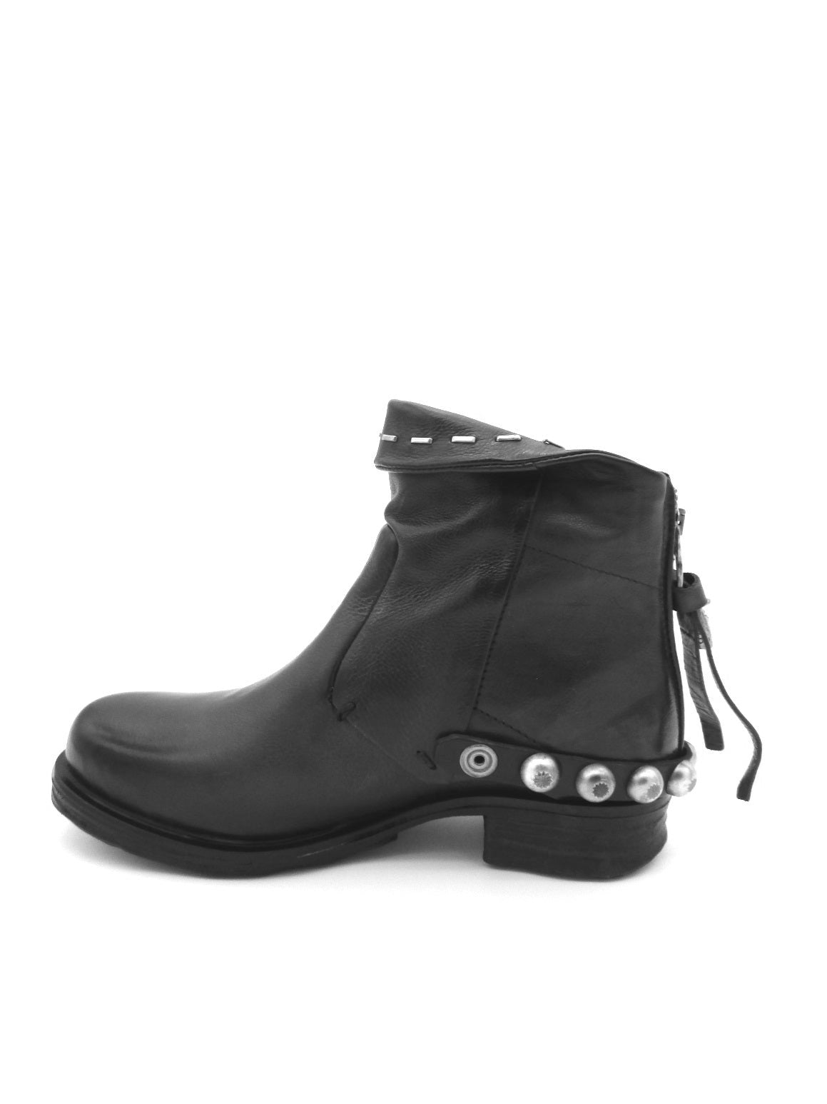 Stivaletto in pelle donna As98 A50212 Nero