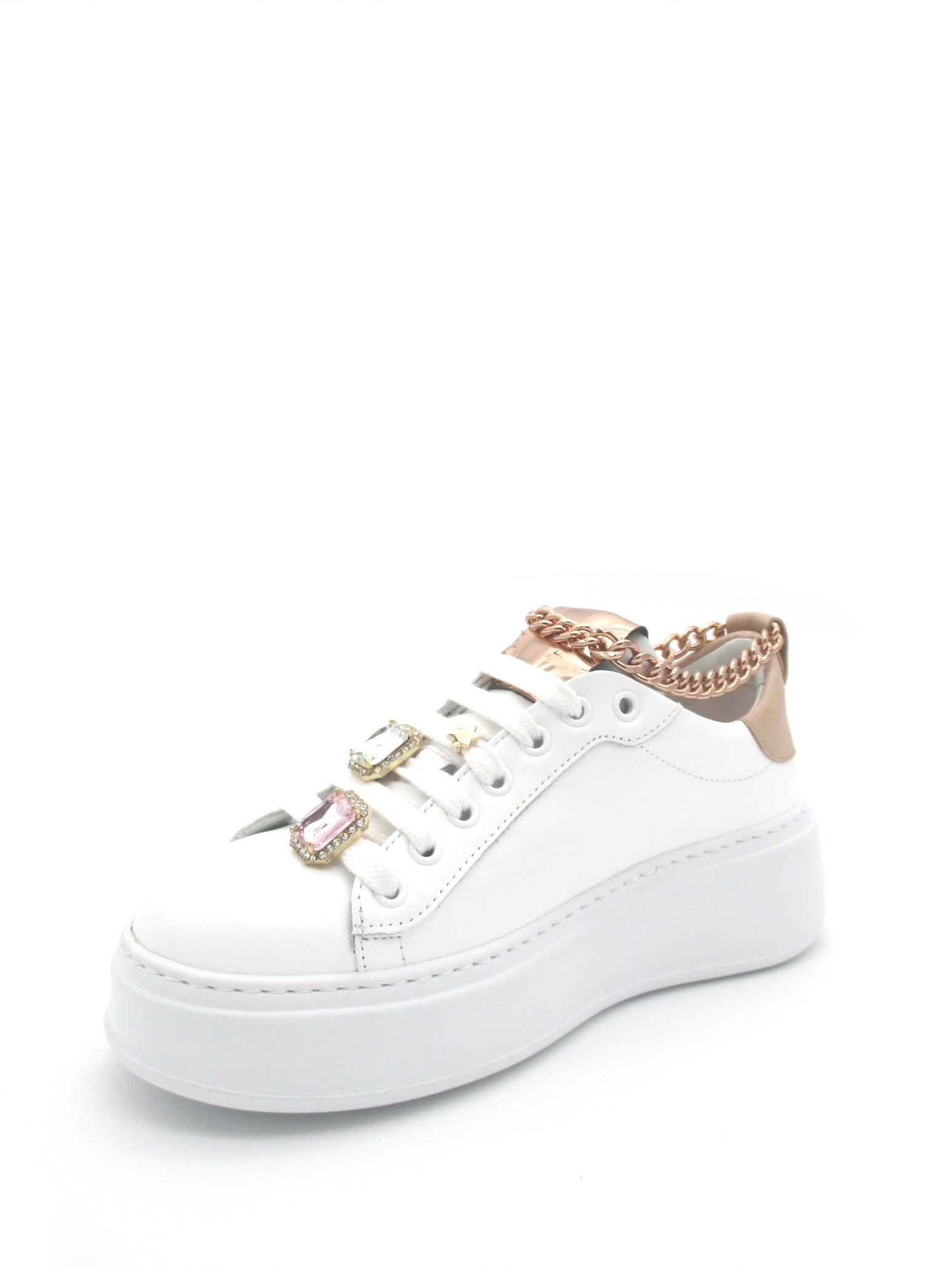 Sneaker pelle donna GIO+ G762A Bianca