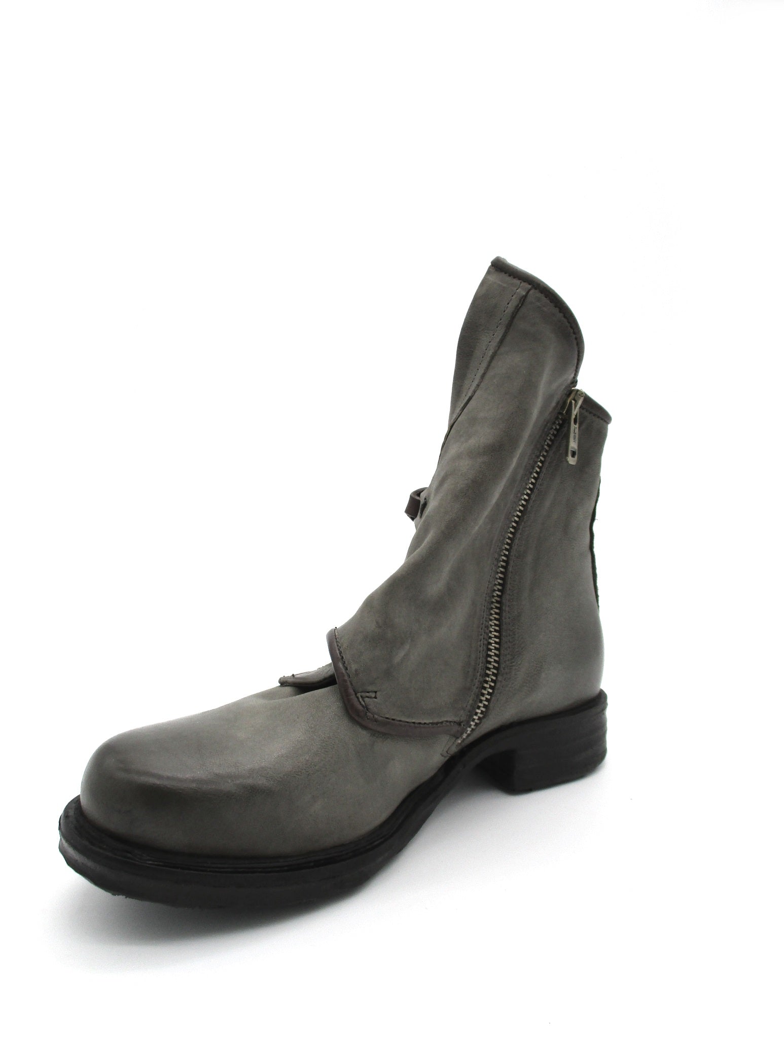 Stivaletto in pelle donna As98 A50215 Cenere