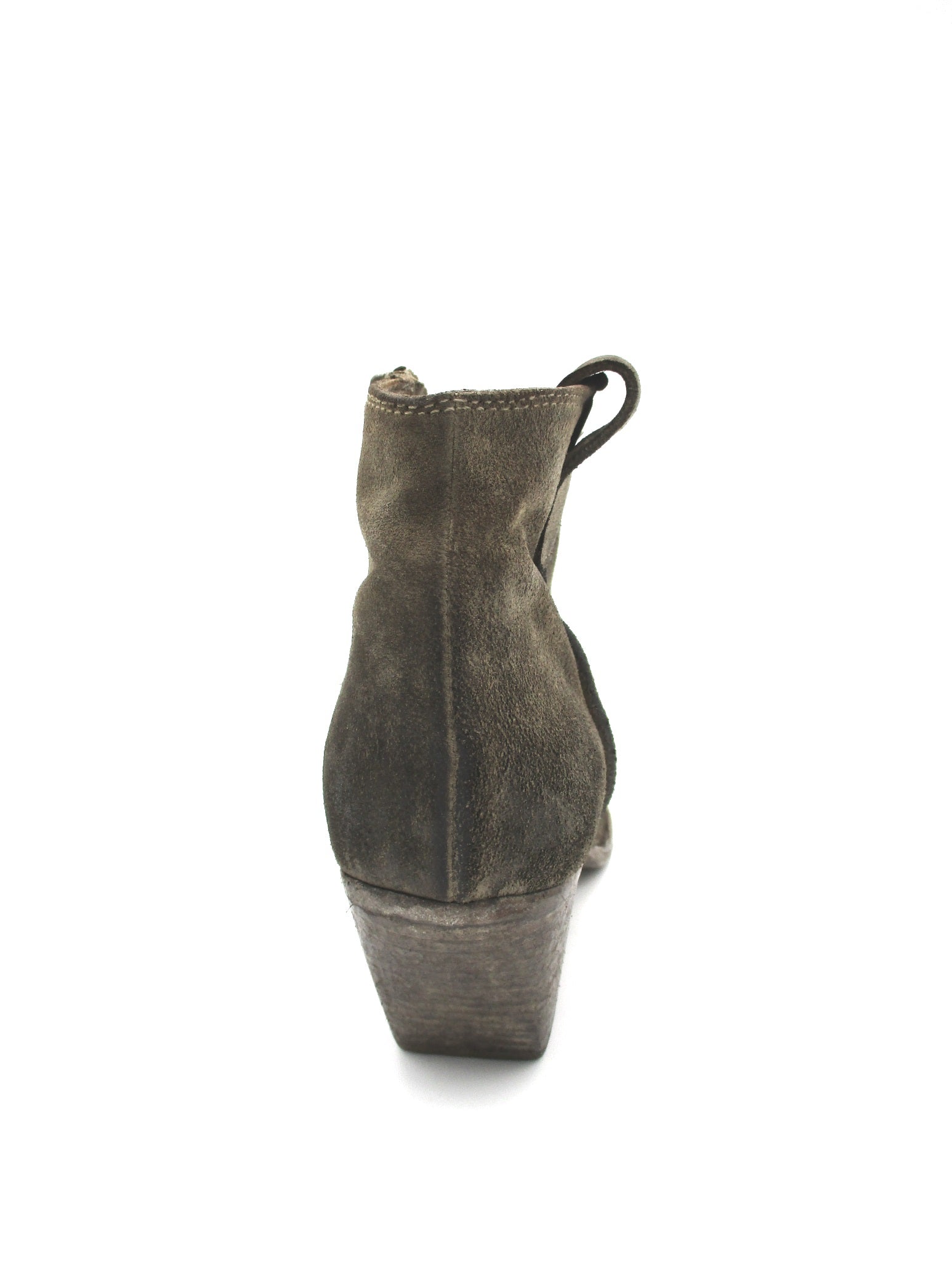 Tronchetto texano pelle scamosciata donna ELENA IACHI E2004 Taupe wash