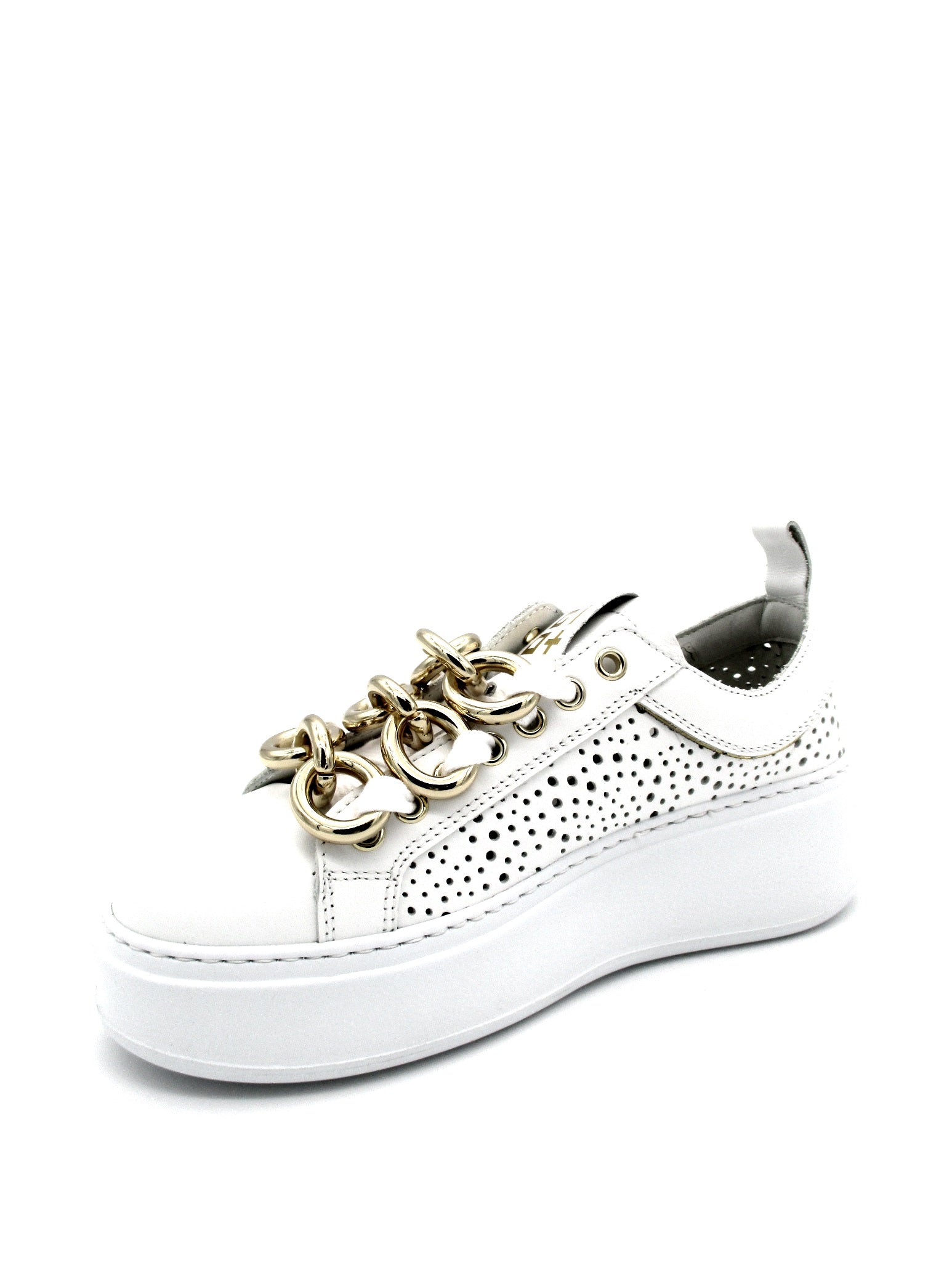 Sneaker pelle donna GIO+ G719 bianca