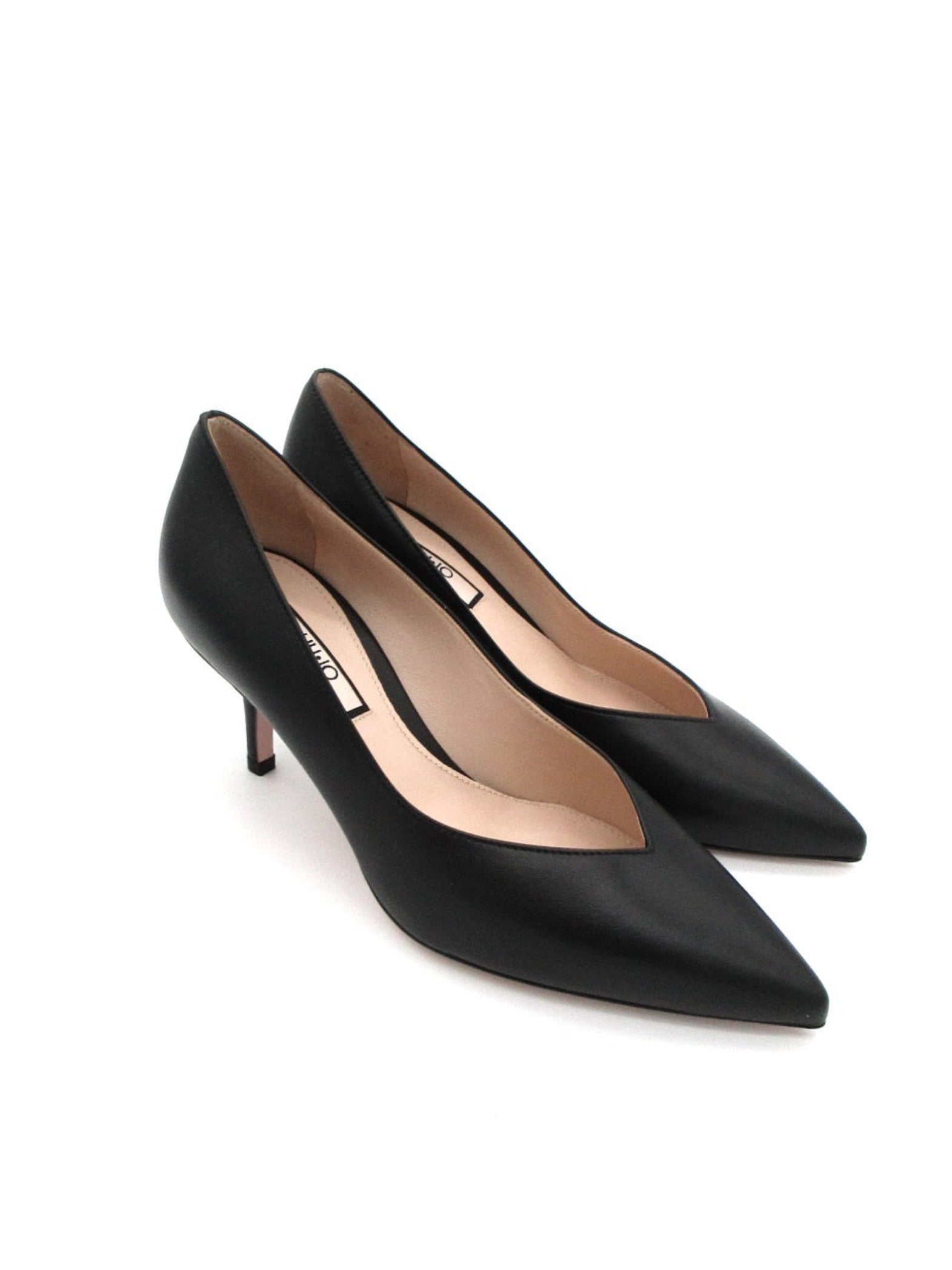 Décolleté pelle Audrey 10 LIU JO nappa Black