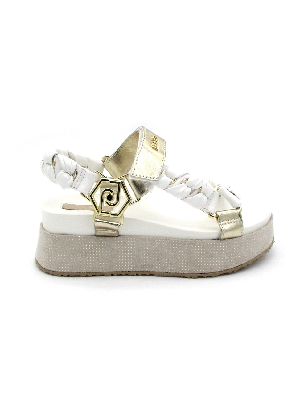 Sandalo Frida 12 LIU JO Gold/White