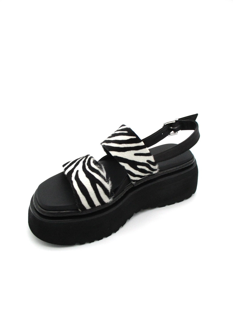 Sandalo 7655 FRU.IT cavallino Black/White