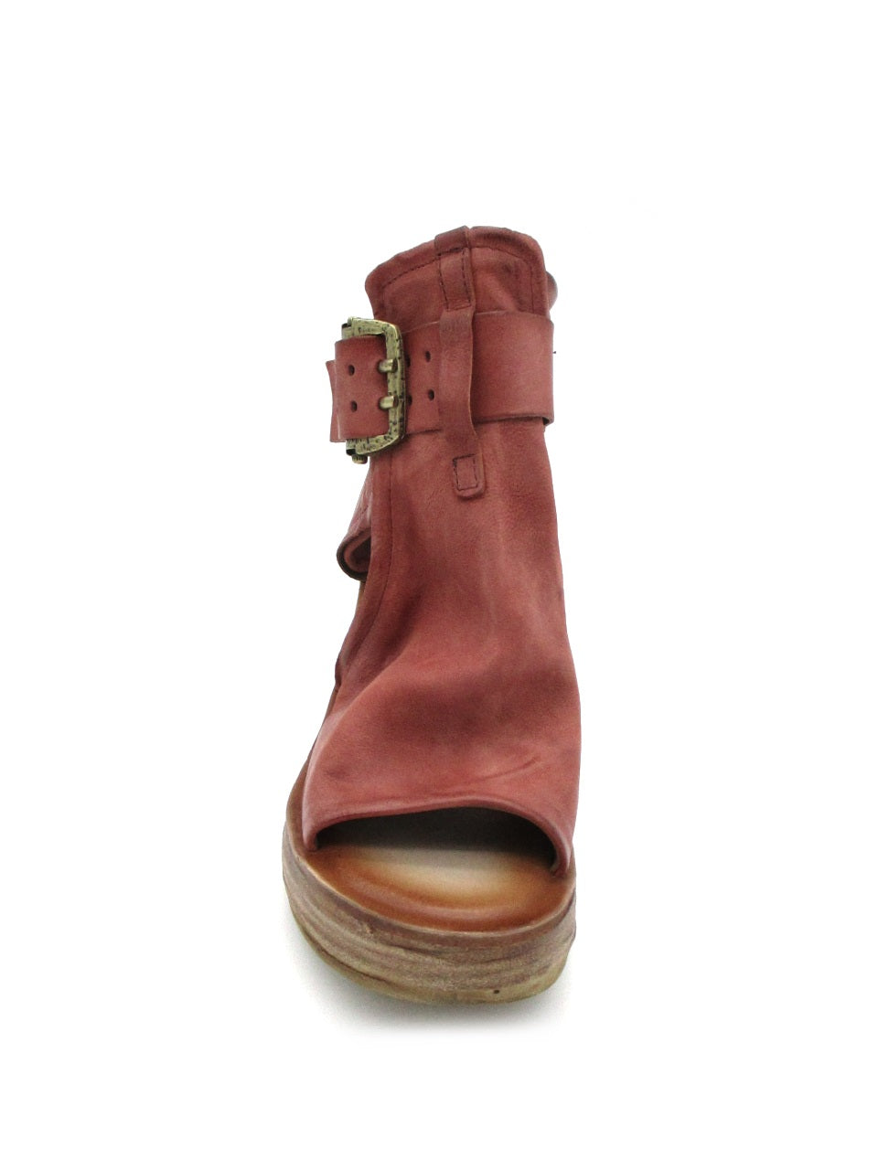 Sandalo zeppa in pelle donna As98 Mars - 528036 -