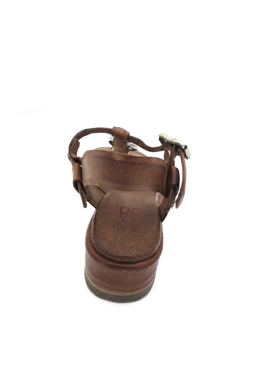 Sandalo tacco in pelle donna As98 A70007 Calvados