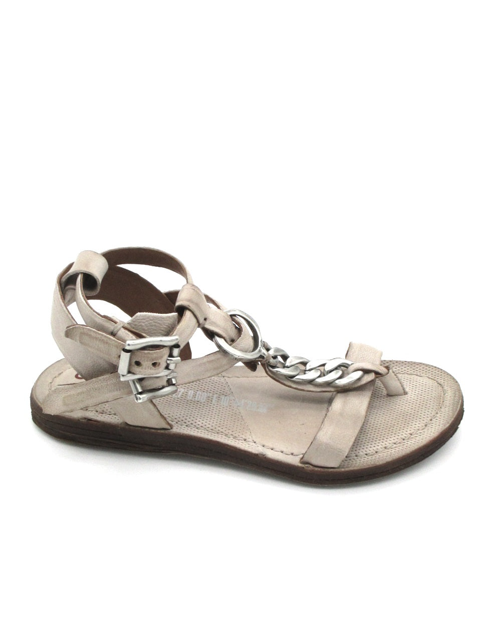 Sandalo in pelle donna As98 A16023 Dust