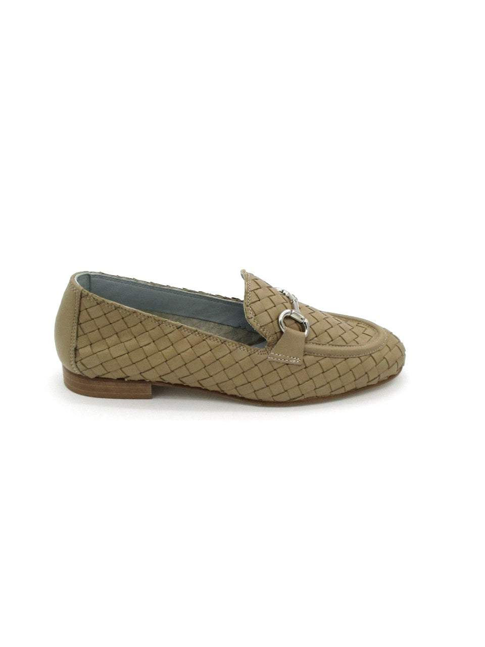Mocassino pelle donna Poesie Veneziane JJA40 intrecciato Sabbia