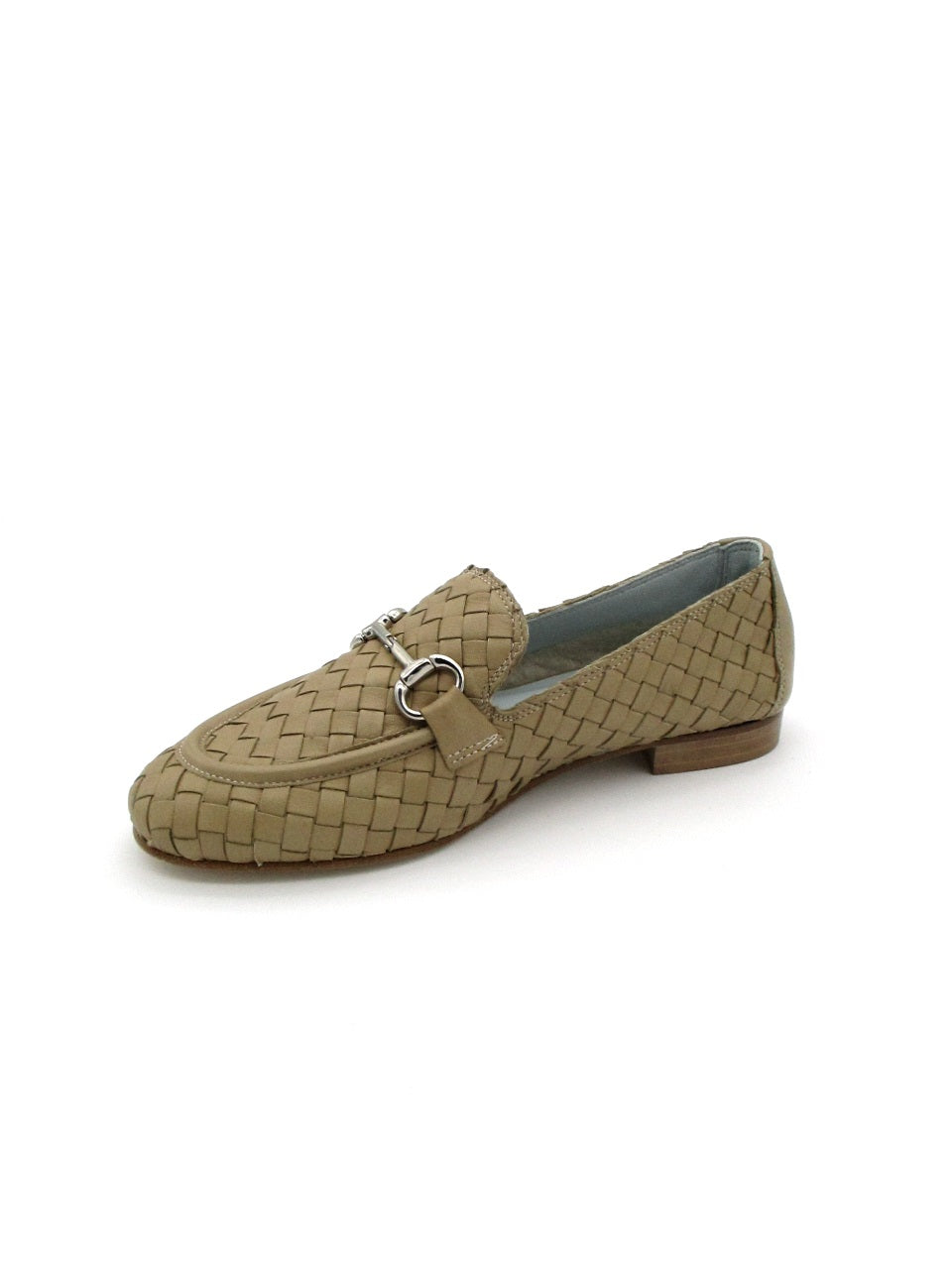 Mocassino pelle donna Poesie Veneziane JJA40 intrecciato Sabbia