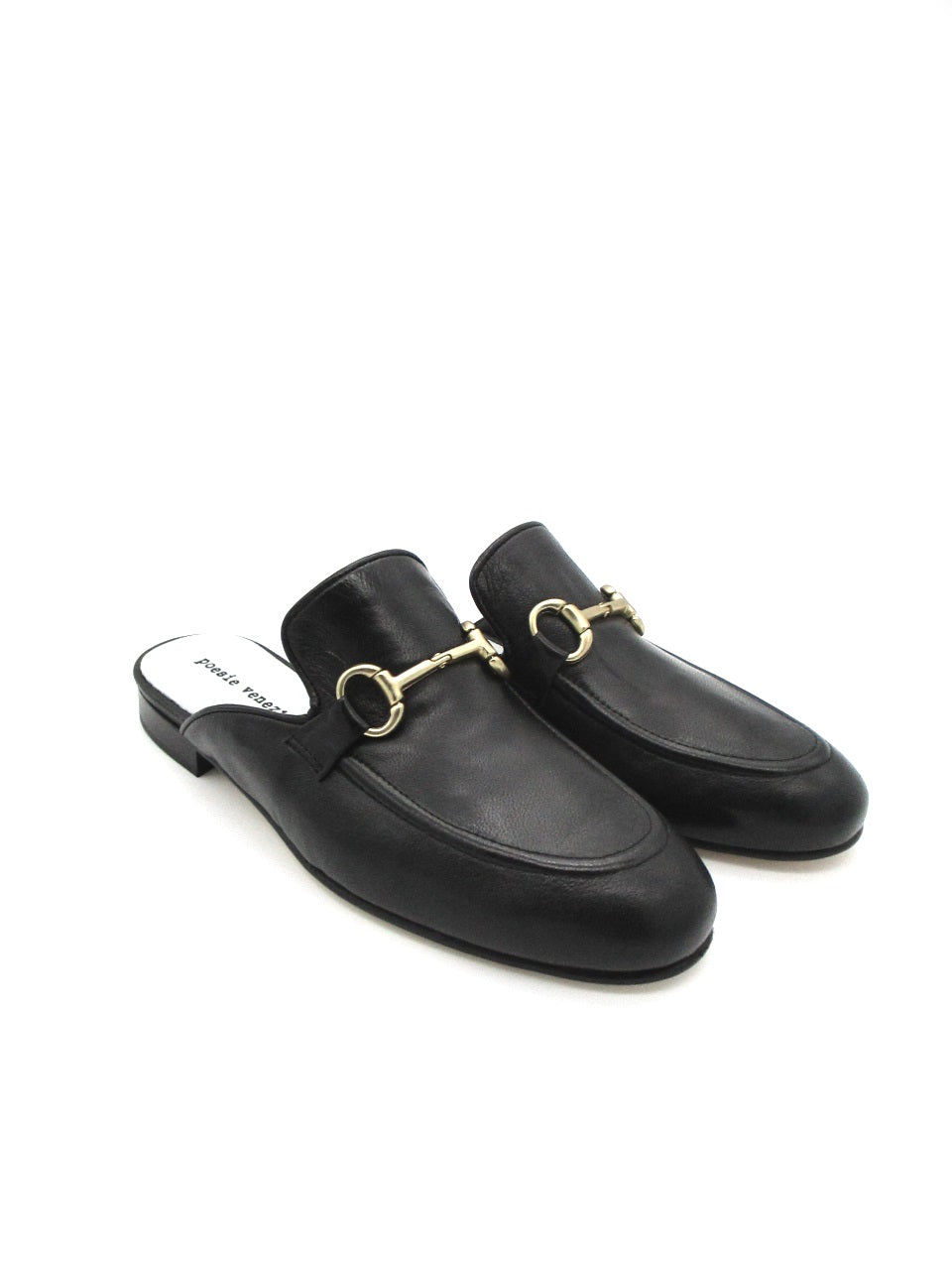 Mocassino pelle donna Poesie Veneziane JJA42 nero