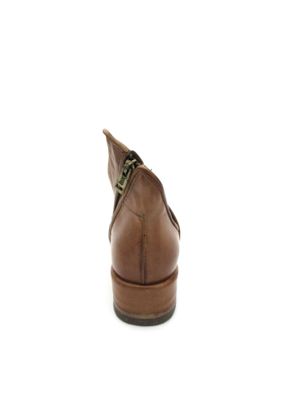Sandalo tacco in pelle donna As98 A70004 Camel