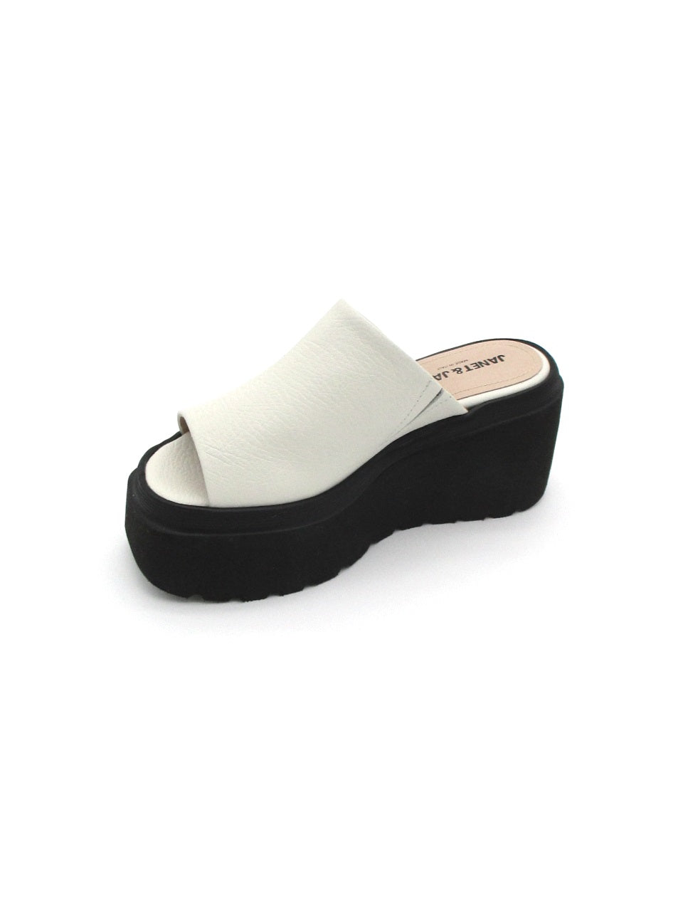 Ciabatta pelle donna Janet & Janet Agata 3183 Bianco