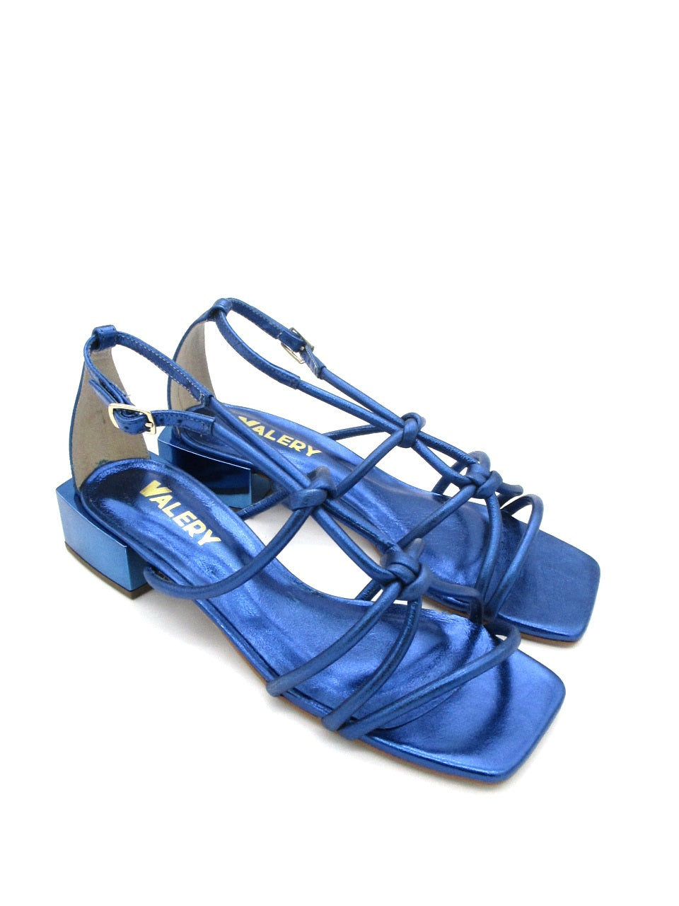 Sandalo pelle donna 1765-A Valery Blue