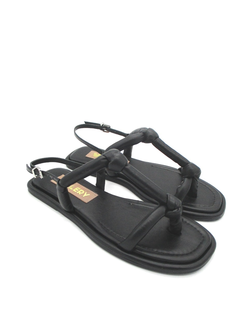 Sandalo pelle donna 1202003 Valery Nero