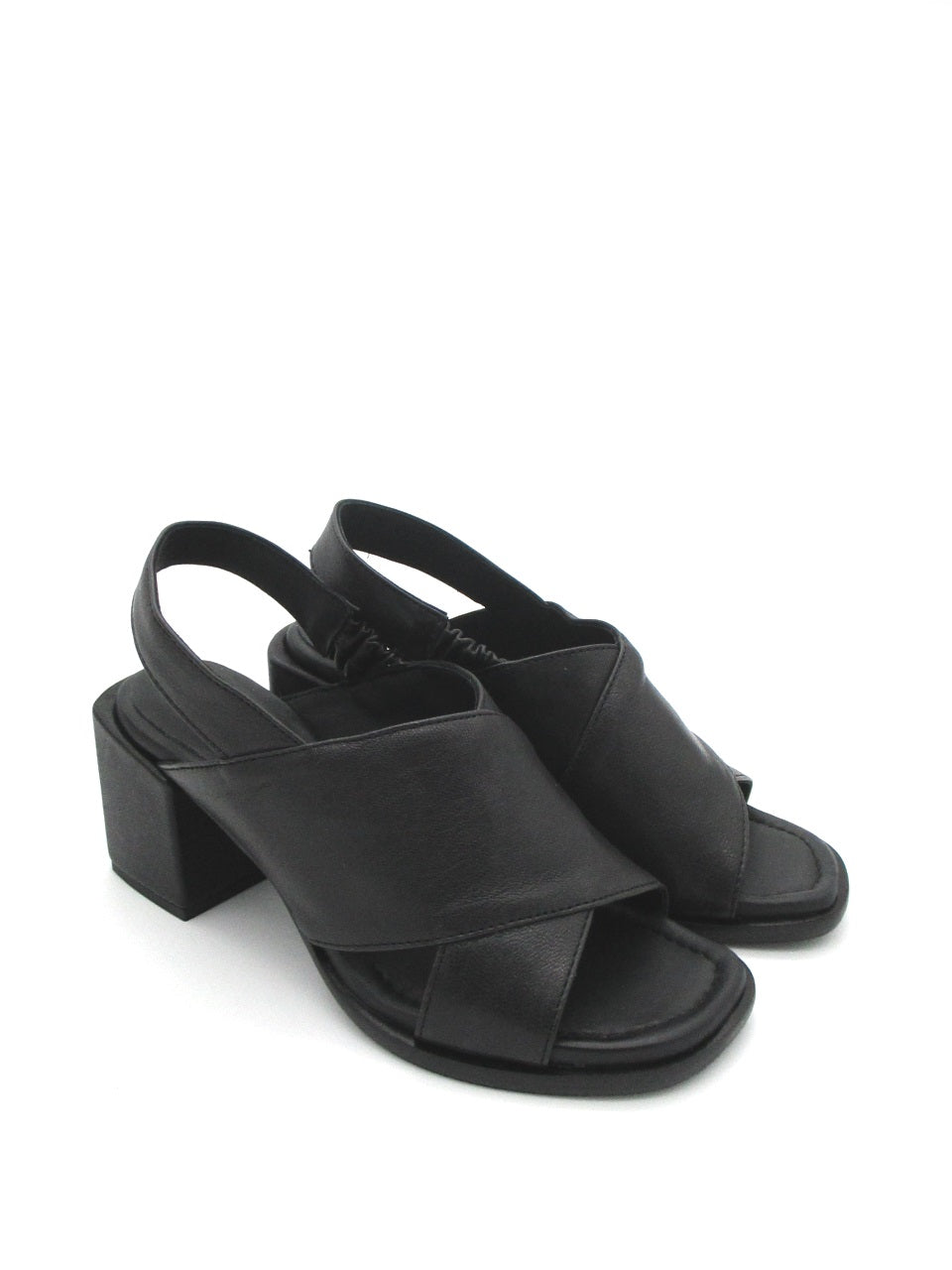Sandalo pelle donna Cafè Noir LC2140 Black