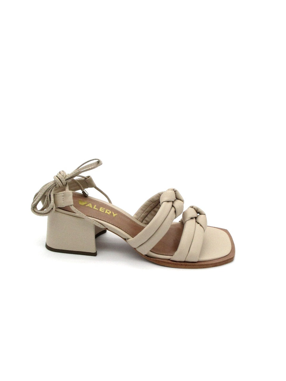 Sandalo pelle donna 1237003 Valery Avorio
