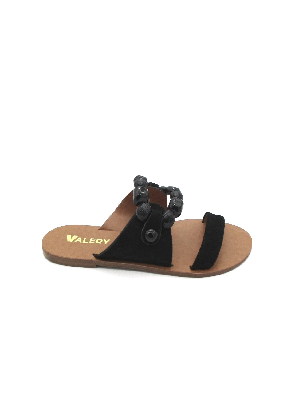 Ciabatta pelle donna 130098 Valery Nero
