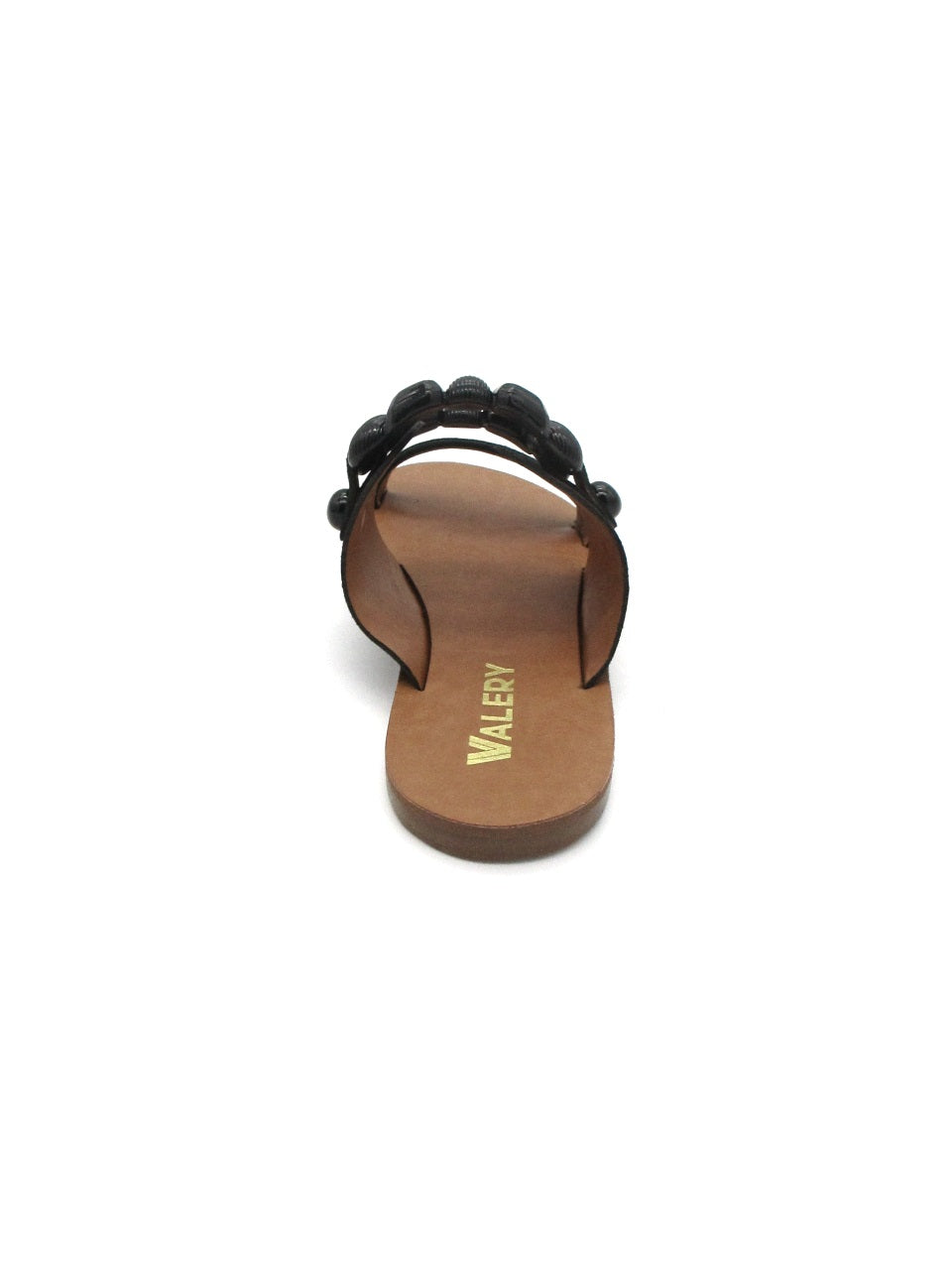 Ciabatta pelle donna 130098 Valery Nero