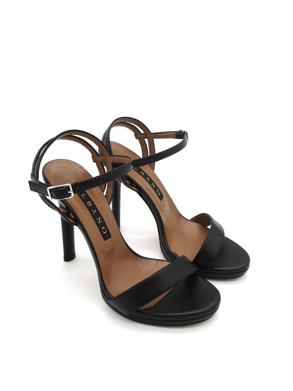 Sandalo pelle 3131 Albano Nero