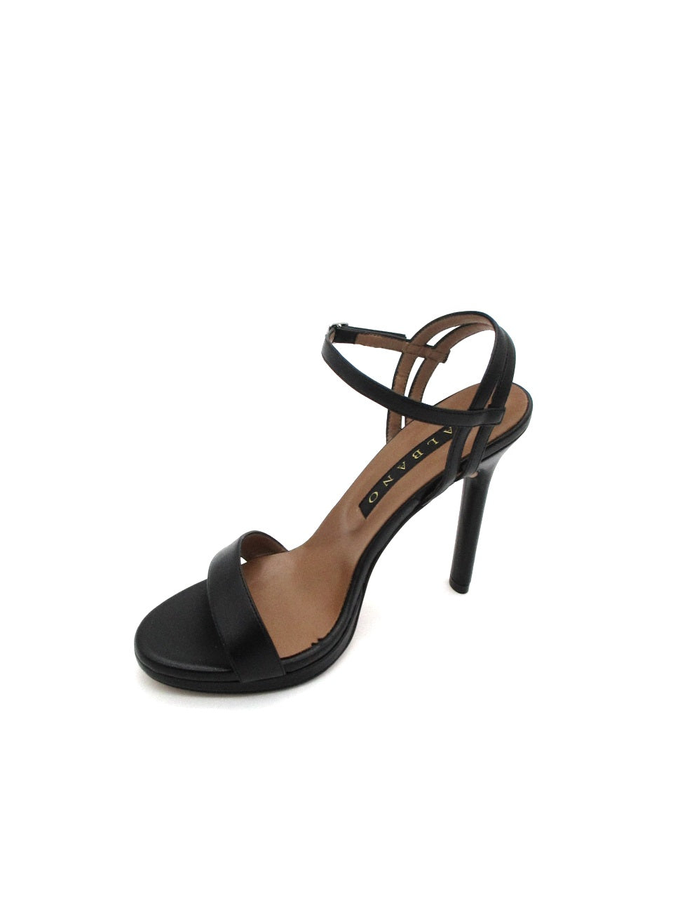 Sandalo pelle 3131 Albano Nero