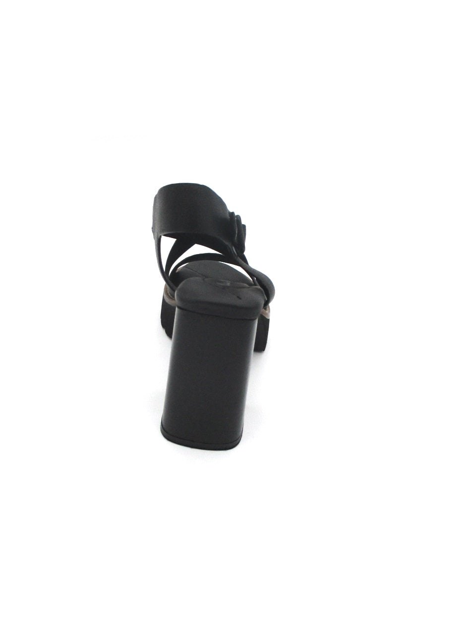 Sandalo pelle EQ6204X Elvio Zanon Nero