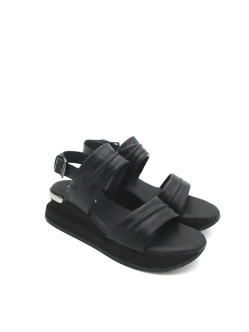 Sandalo pelle donna Apepazza S2MIDSEA03 Mina Black