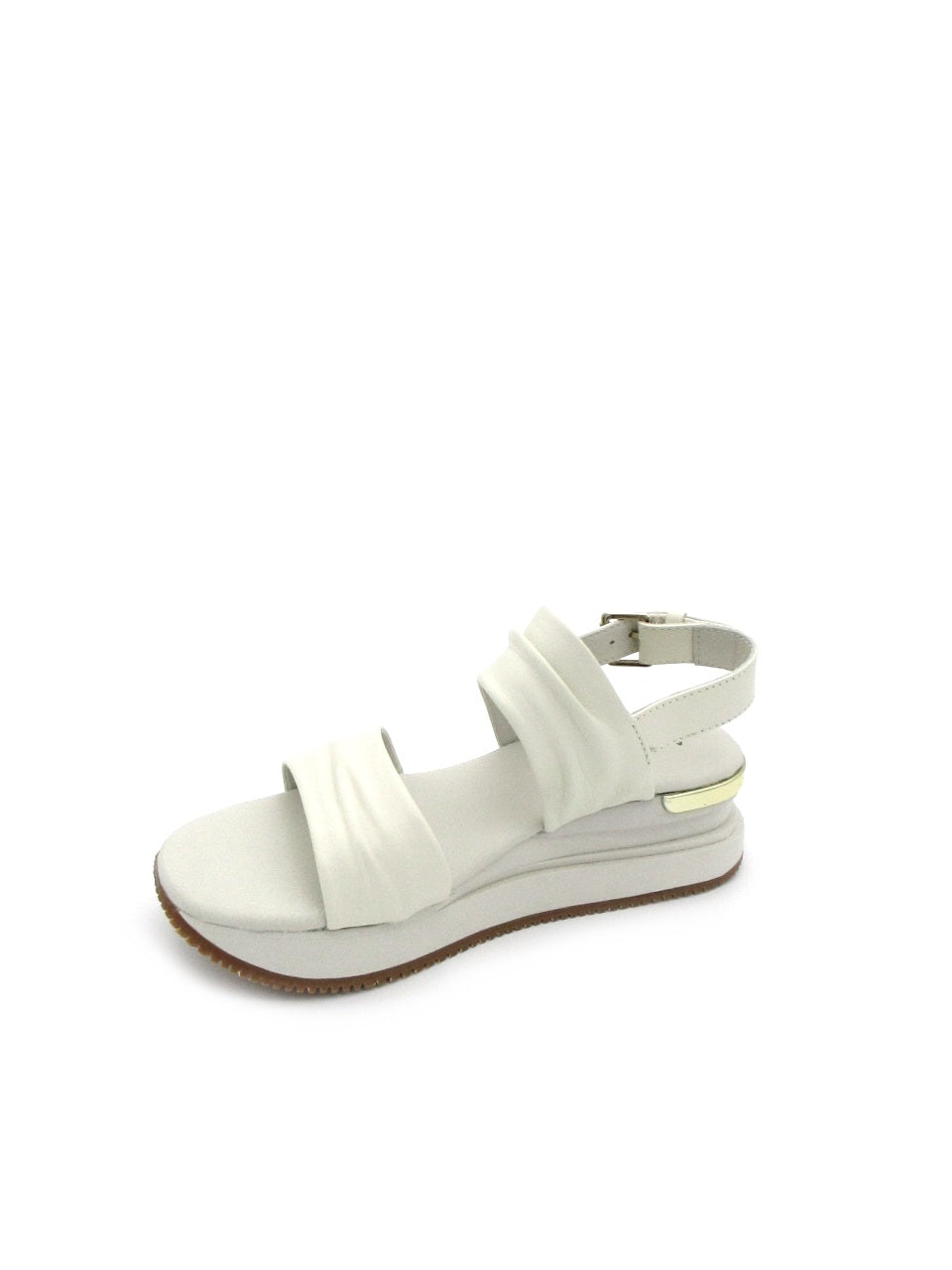 Sandalo pelle donna Apepazza S2MIDSEA03 Mina White