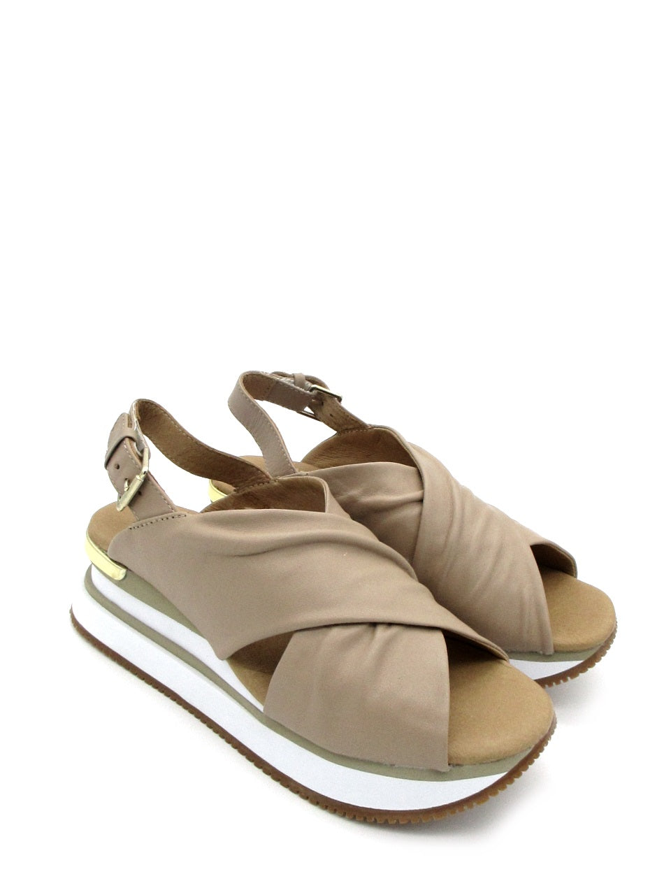Sandalo pelle donna Apepazza S2MIDSEA04 Miriam Tabacco