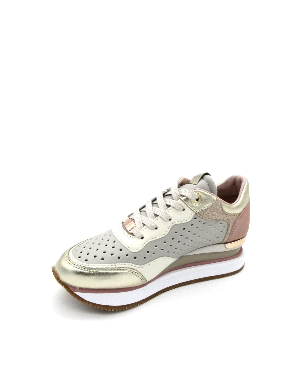 Sneaker donna Apepazza S2Midhigh07 Marie Platino