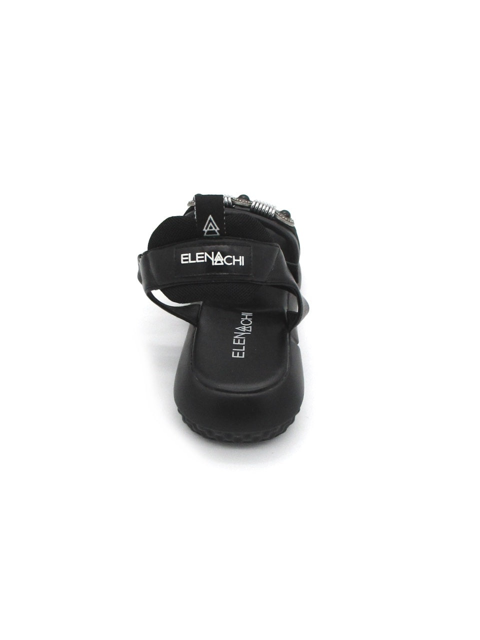 Sandalo pelle donna ELENA IACHI E3199 Nero