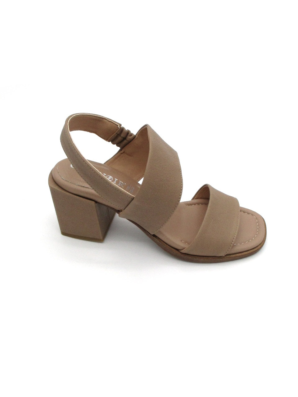 Sandalo pelle donna Cafè Noir LC2120 Taupe