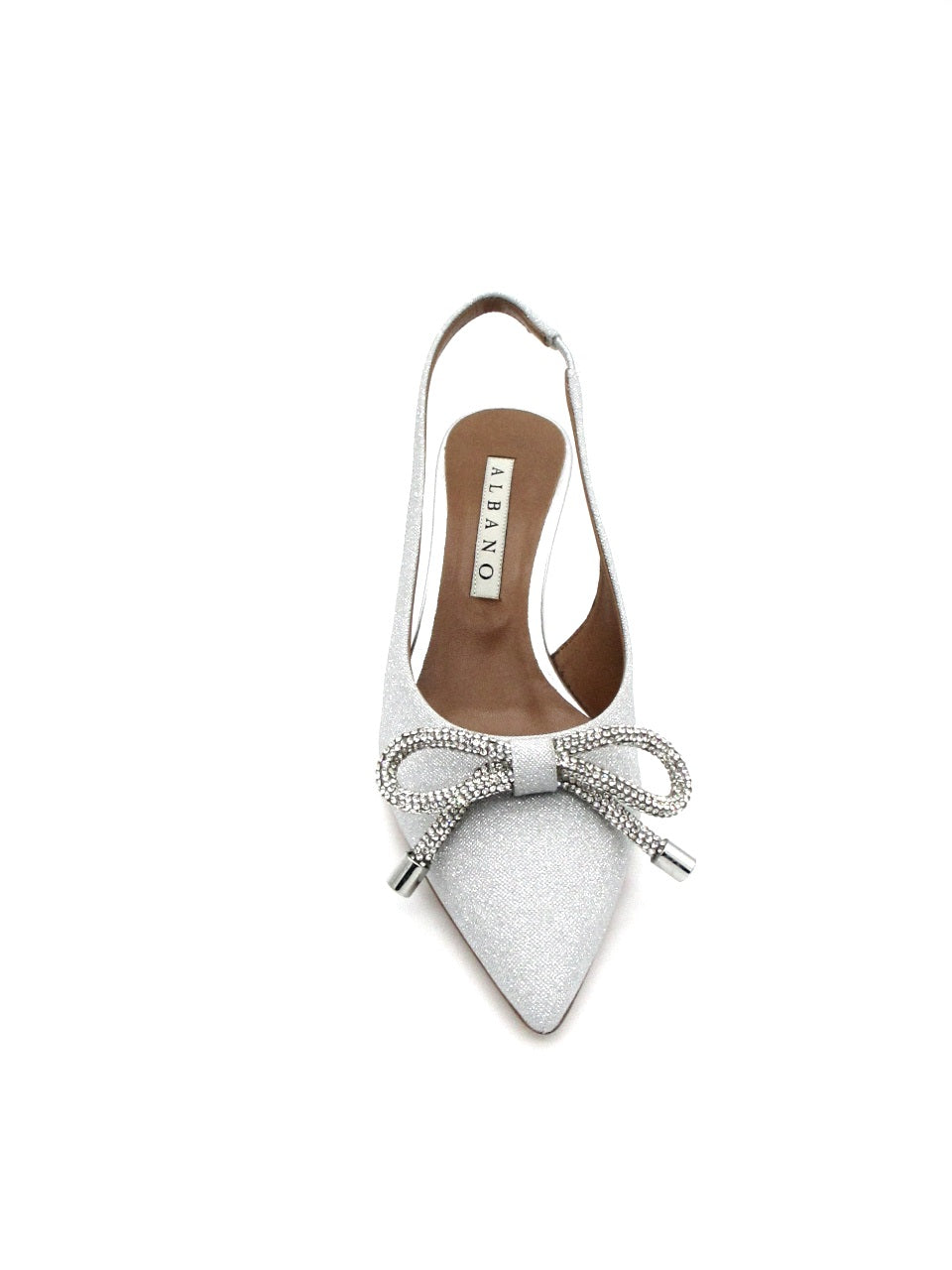 Decolletè pelle donna 3163 ALBANO Mesc Argento