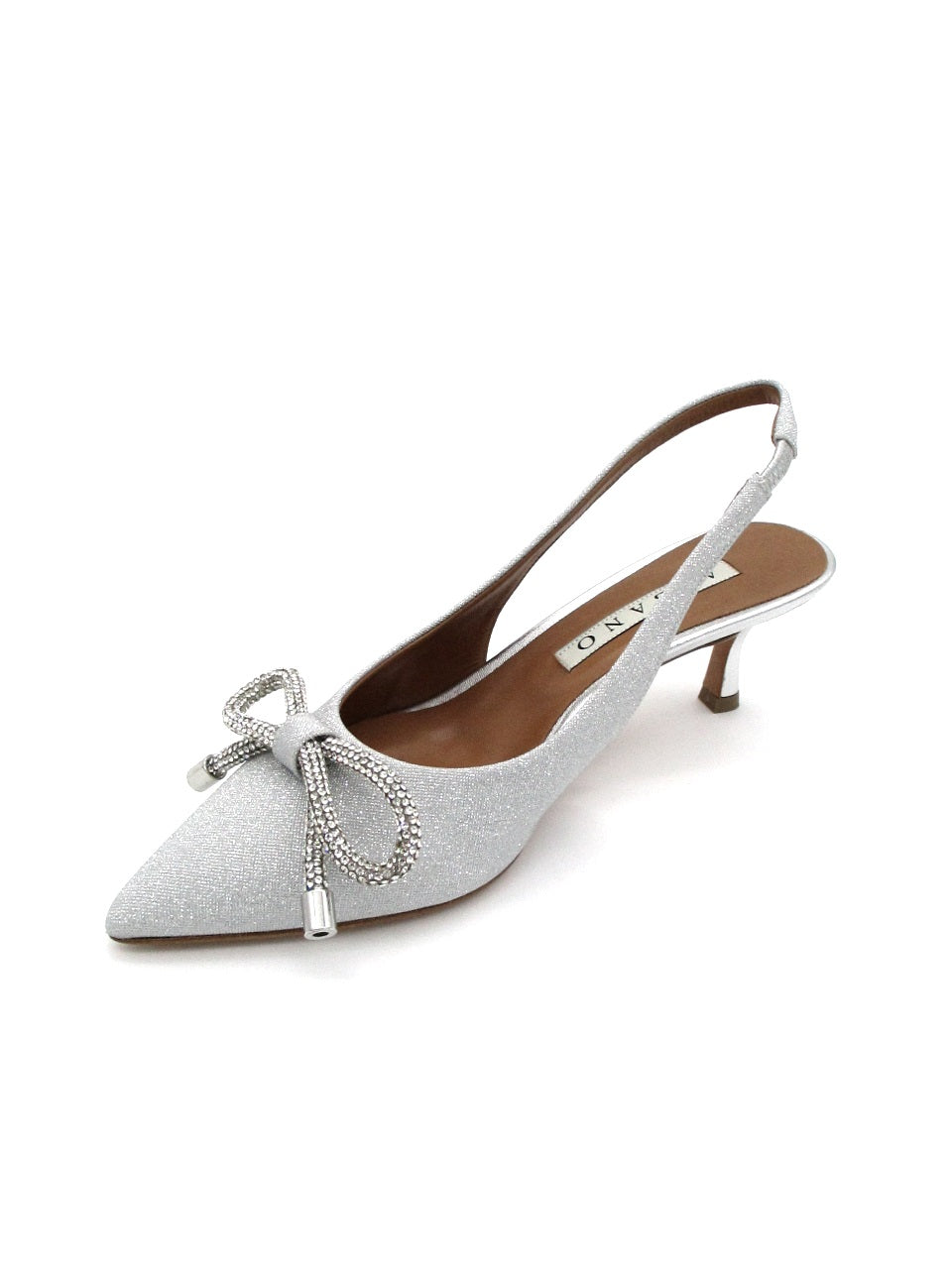 Decolletè pelle donna 3163 ALBANO Mesc Argento
