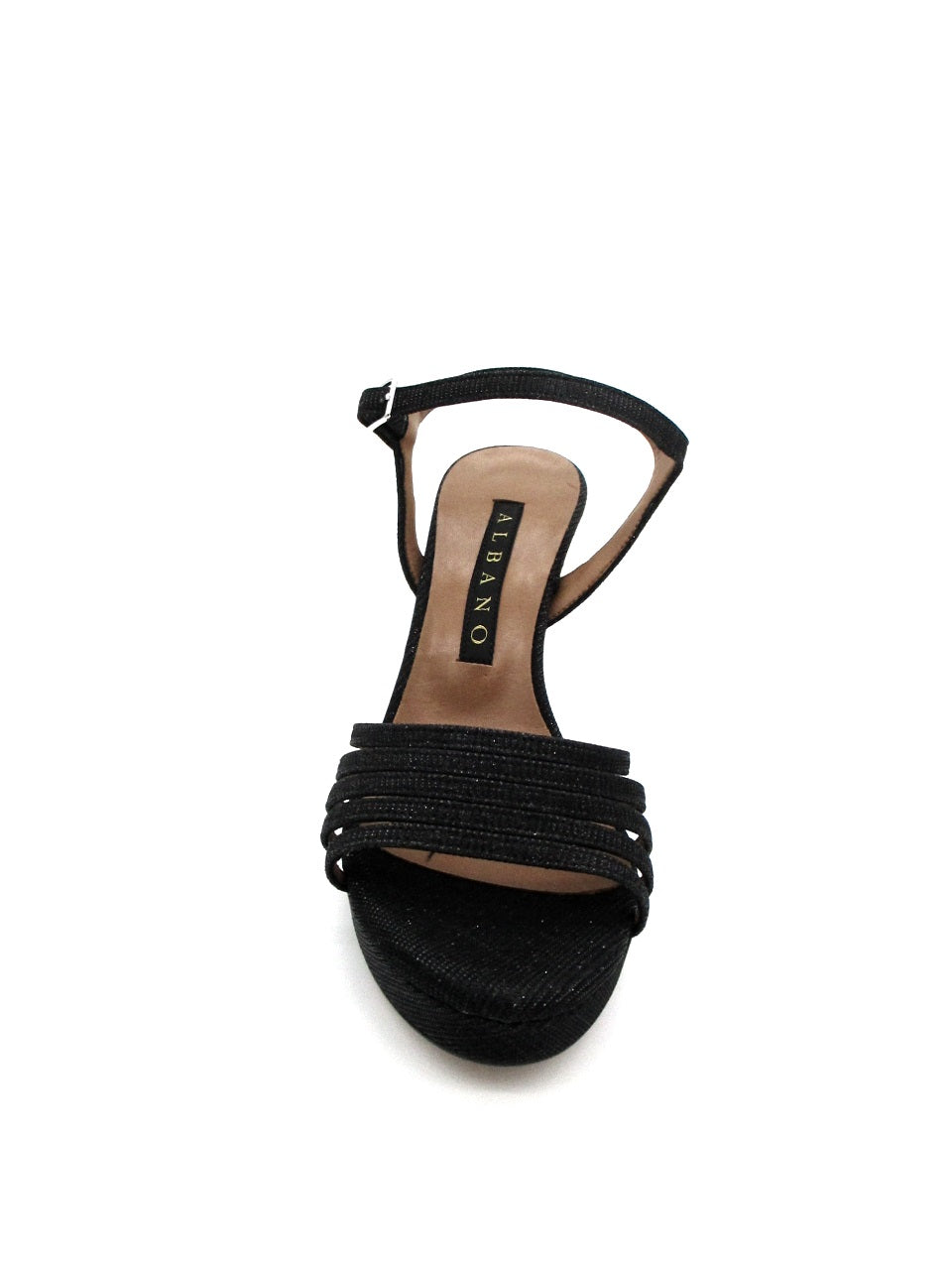 Sandalo pelle 3133 Albano Night Nero