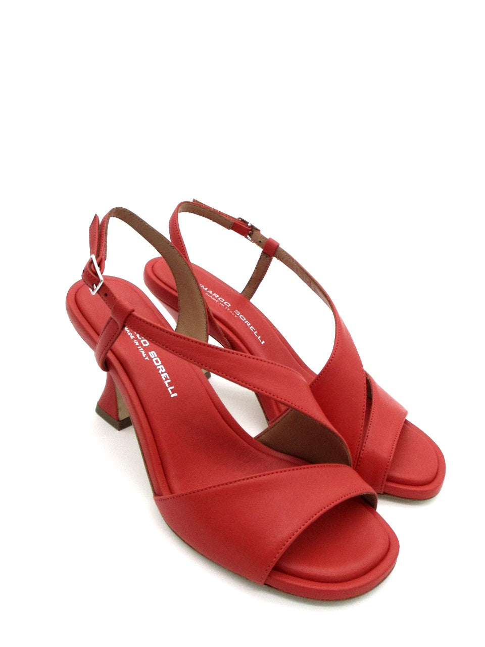 Sandalo pelle donna GIANMARCO SORELLI 2132 Lia Corallo