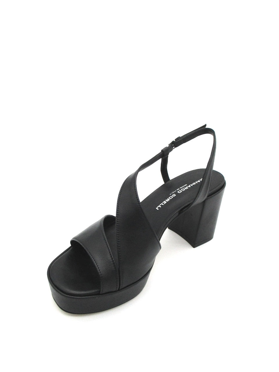 Sandalo pelle donna GIANMARCO SORELLI 2132 Nora Black