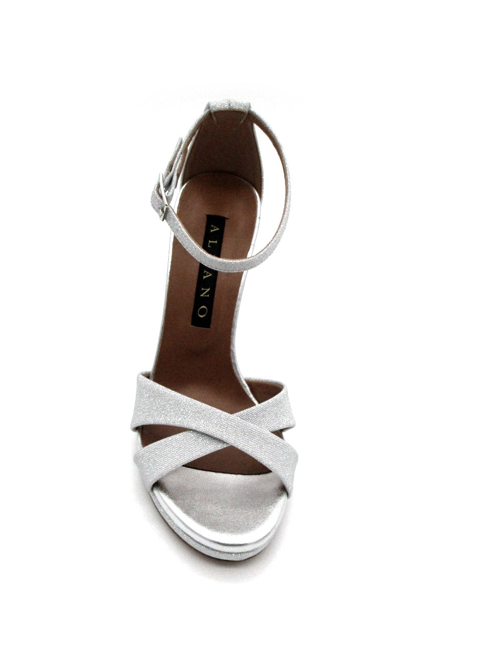 Sandalo pelle 3132 Albano Mesh Argento