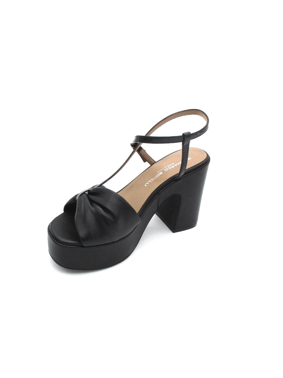 Sandalo pelle donna GIANMARCO SORELLI 2121 Gioia Black