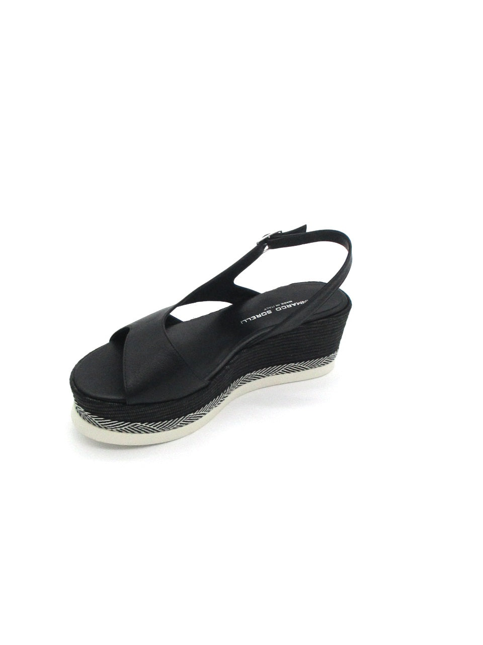 Sandalo pelle donna GIANMARCO SORELLI 2079 Jil Nero