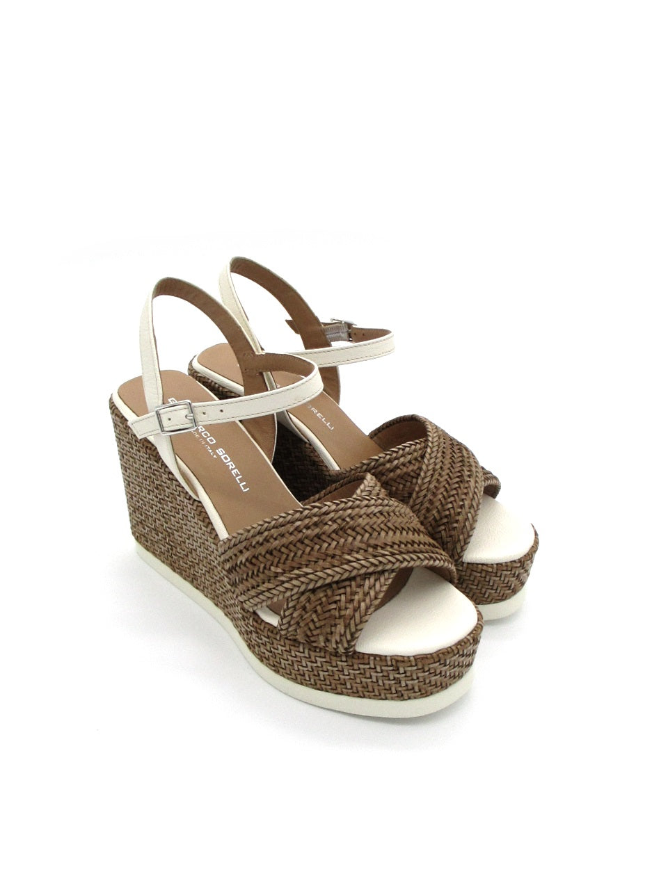 Sandalo pelle donna GIANMARCO SORELLI 2073 Vale Cuoio