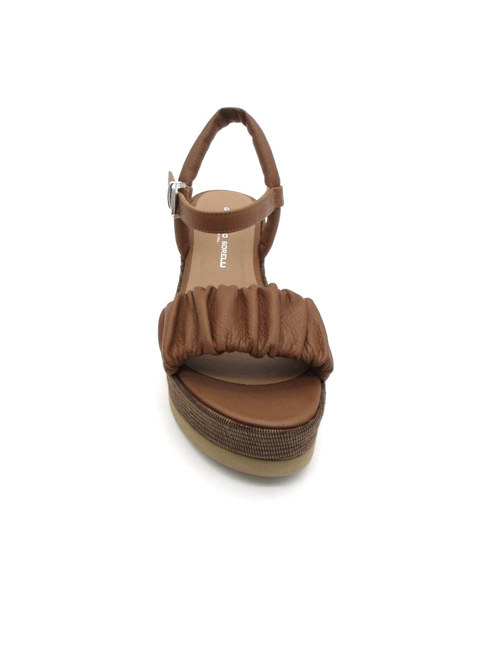 Sandalo pelle donna GIANMARCO SORELLI 2107 Jil Mousse Cuoio