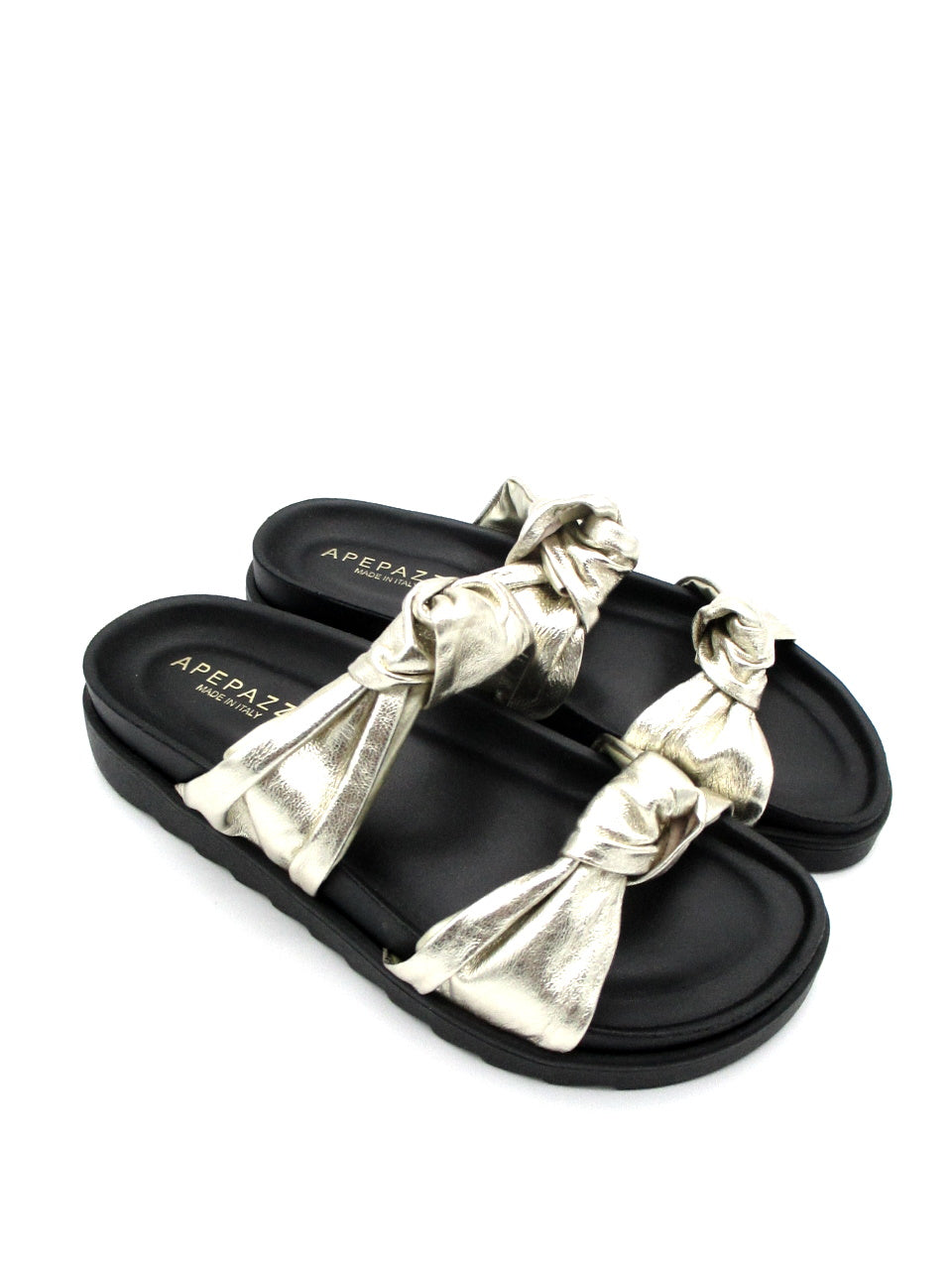 Ciabatta donna Apepazza Serena S2SOFTWLK07 Platino