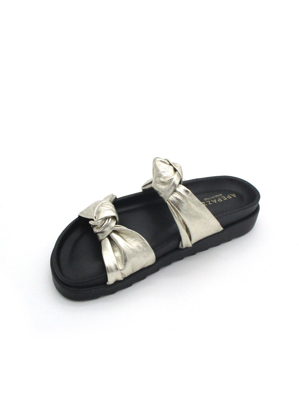 Ciabatta donna Apepazza Serena S2SOFTWLK07 Platino