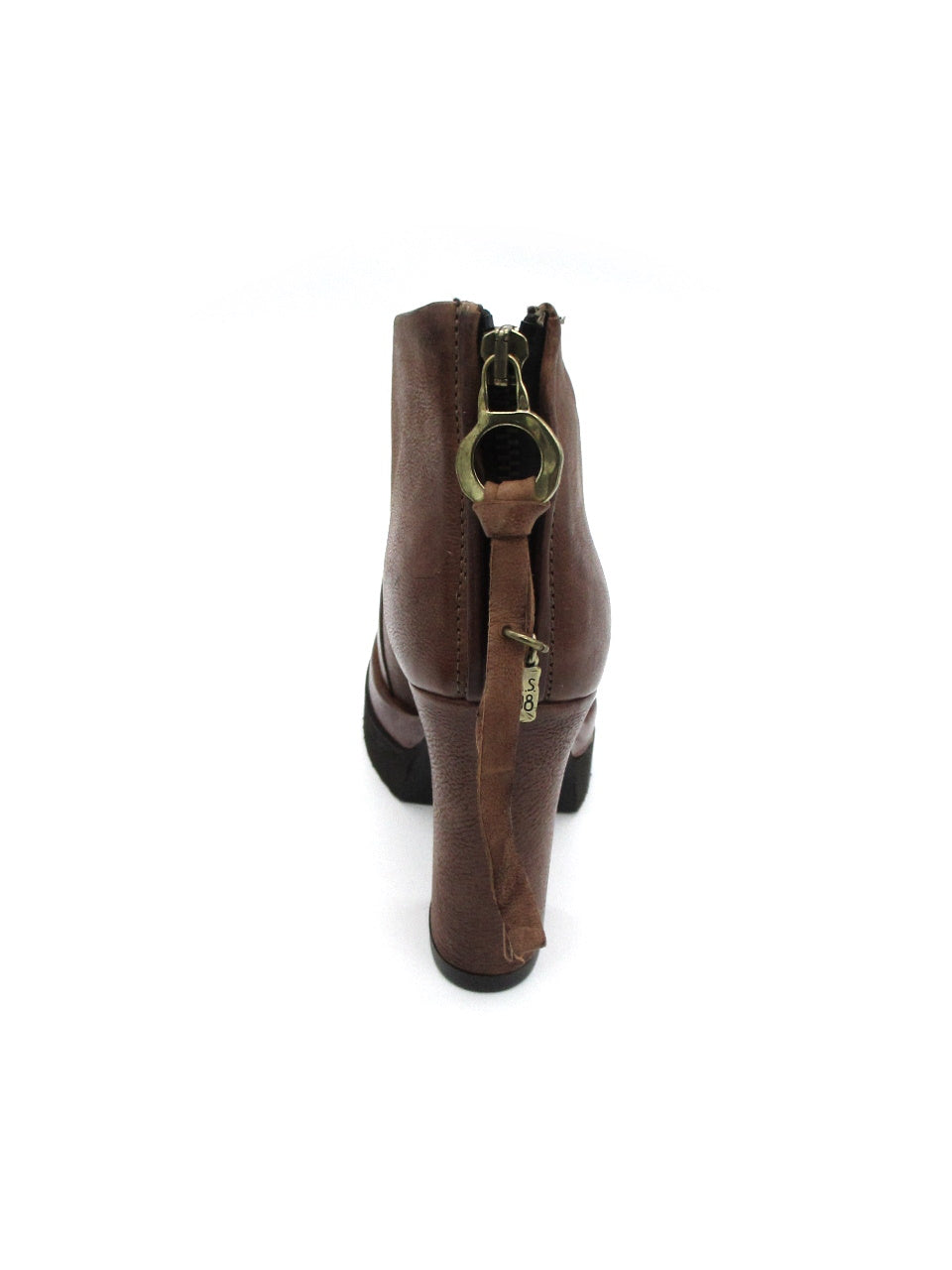 Stivaletto in pelle donna As98 A53204 Iron